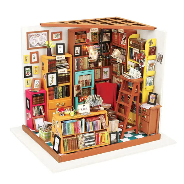 Robotime DIY Doll House With Furniture Children Green Miniature Dollhouse Wooden Kits Assemble Toy Xmas Brithday Gifts - Image 7