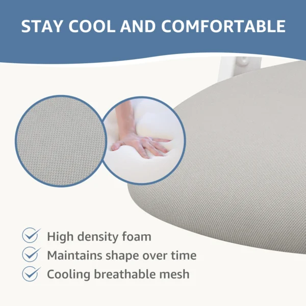 Mesh Ergonomic Office Computer Desk Chair Flip-up Arms Adjustable Headrests Comfortable Lumbar Support For Home Office - Image 6