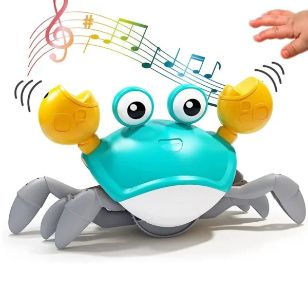 1Pc Escape Crab Auto-sensing Function Children Crawling Avoiding Obstacles Electronic Pet With Music - Image 5