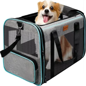 Pet Dog Carriers Soft-Sided Airline Approved Odorless Soft Travel Carrier Bag Waterproof