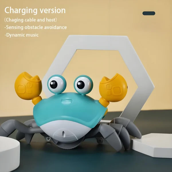 1Pc Escape Crab Auto-sensing Function Children Crawling Avoiding Obstacles Electronic Pet With Music - Image 4